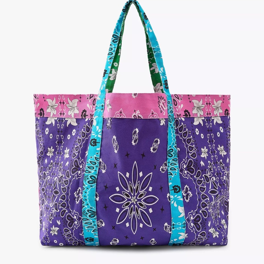 Zara Paisley Twill Tote